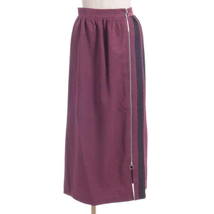 レースラインジップタイトスカート | axes femme | 詳細画像7 