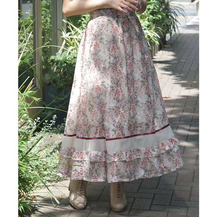 フラワープリントスカート | axes femme | 詳細画像10 