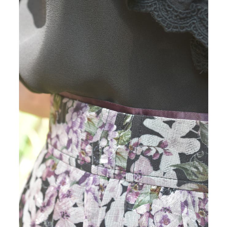 フラワープリントスカート | axes femme | 詳細画像9 