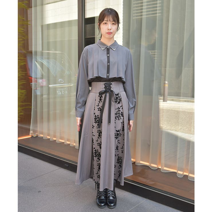 編上フロッキー切替ＳＫ | axes femme | 詳細画像4 