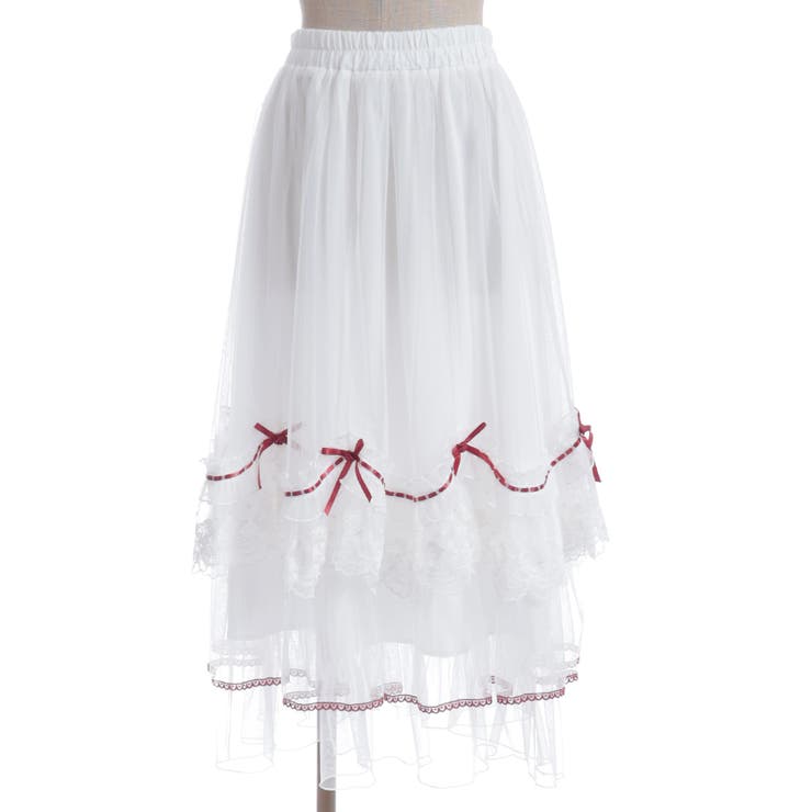 ホイップフリルチュールスカート | axes femme | 詳細画像11 