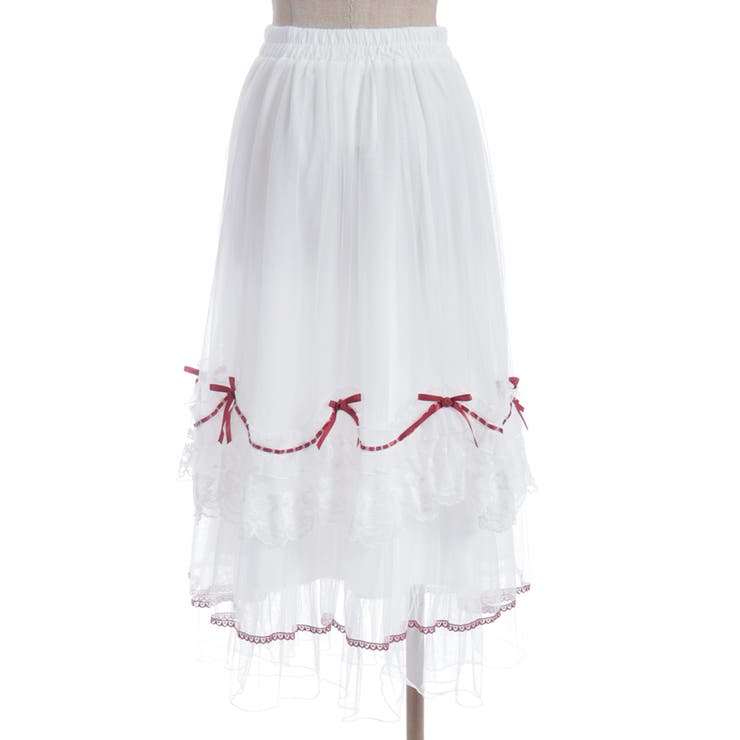 ホイップフリルチュールスカート | axes femme | 詳細画像13 