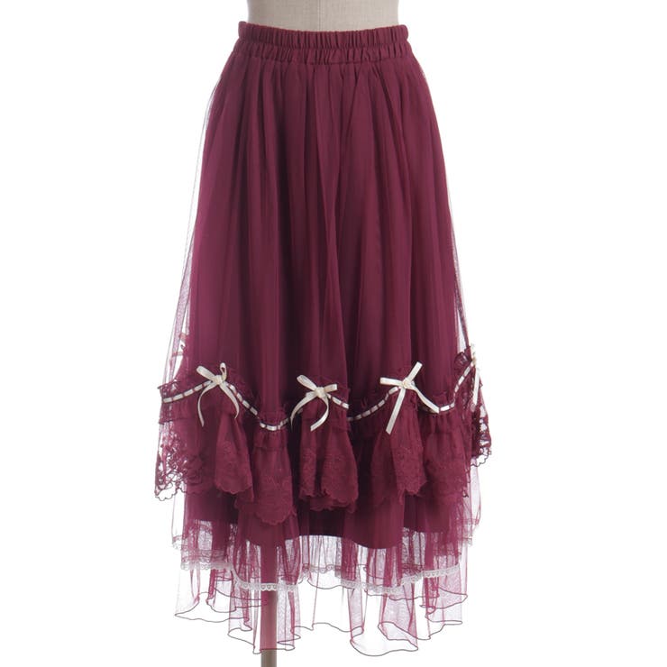 ホイップフリルチュールスカート | axes femme | 詳細画像19 