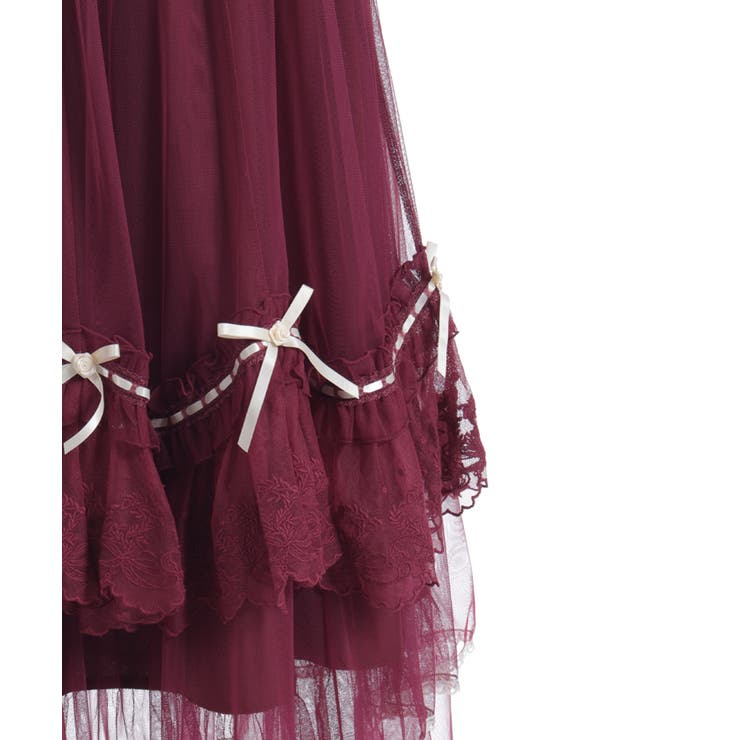 ホイップフリルチュールスカート | axes femme | 詳細画像23 