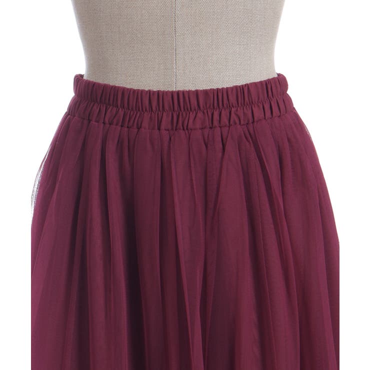 ホイップフリルチュールスカート | axes femme | 詳細画像24 