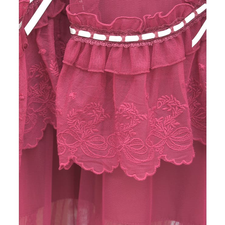 ホイップフリルチュールスカート | axes femme | 詳細画像5 