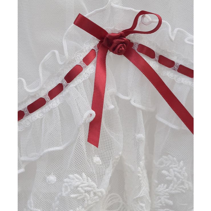 ホイップフリルチュールスカート | axes femme | 詳細画像8 