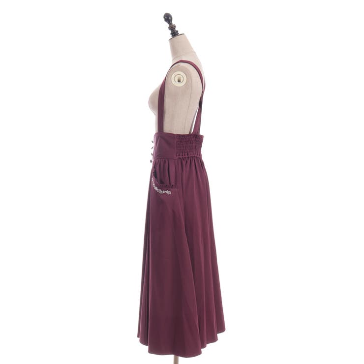 サス付プチローズ刺繍スカート | axes femme | 詳細画像10 