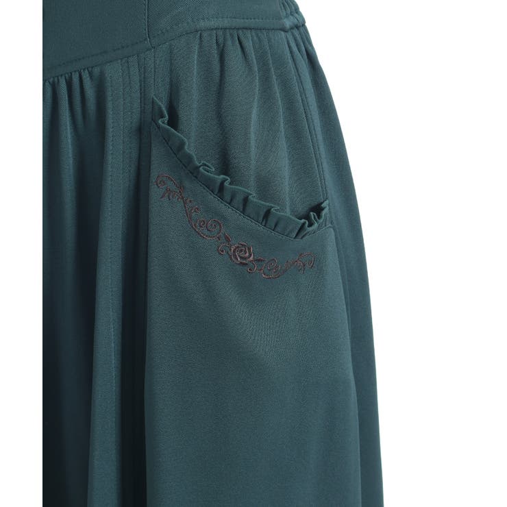 サス付プチローズ刺繍スカート | axes femme | 詳細画像31 