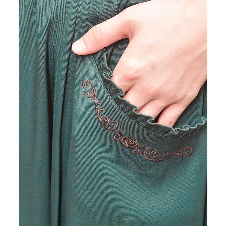 サス付プチローズ刺繍スカート | axes femme | 詳細画像4 