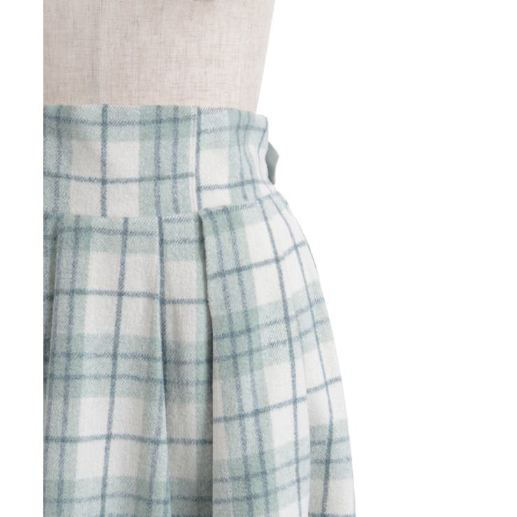 起毛チェック柄ロングスカート | axes femme | 詳細画像21 