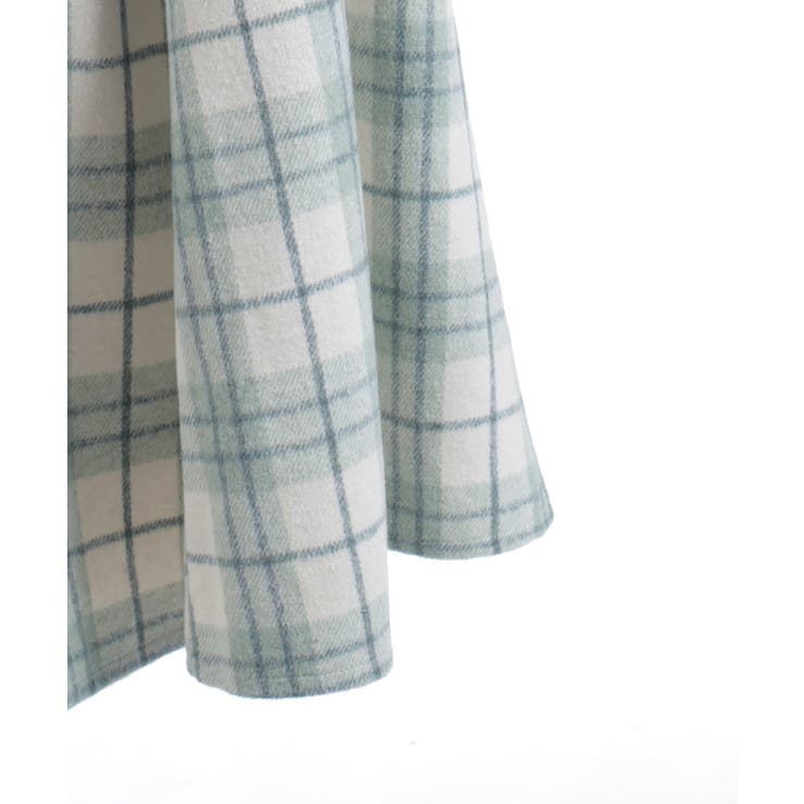 起毛チェック柄ロングスカート | axes femme | 詳細画像22 