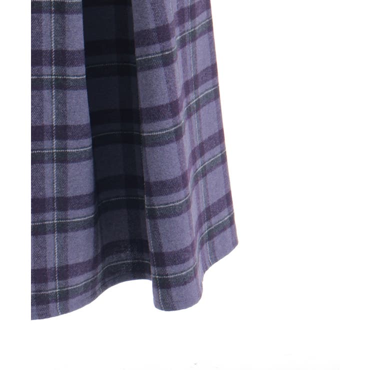 起毛チェック柄ロングスカート | axes femme | 詳細画像30 