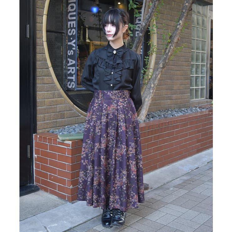 フローラルプリントスカート | axes femme | 詳細画像5 