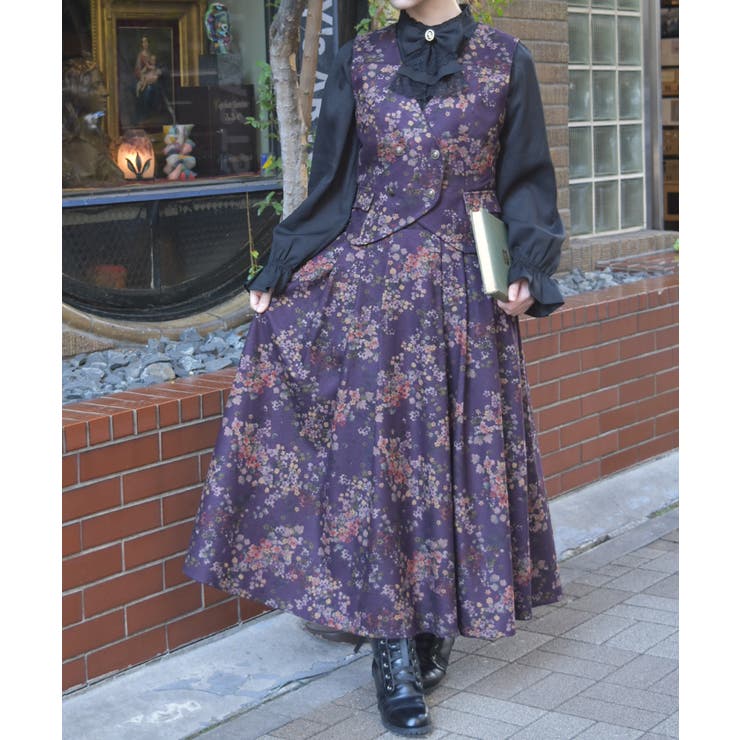 フローラルプリントスカート | axes femme | 詳細画像7 