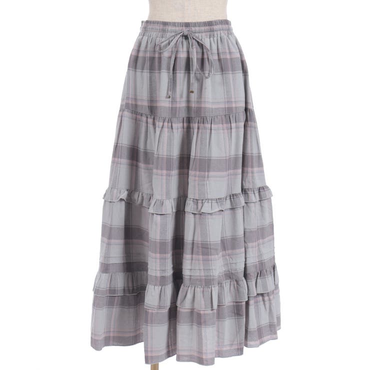 チェックティアードスカート | axes femme | 詳細画像6 