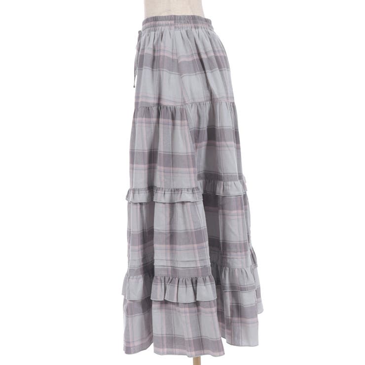 チェックティアードスカート | axes femme | 詳細画像7 