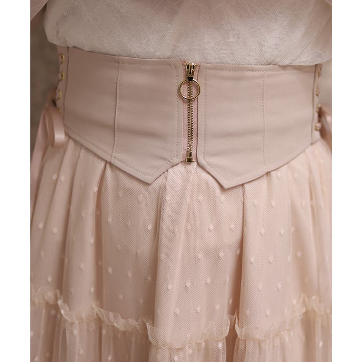 ベルト付チュールスカート | axes femme | 詳細画像11 