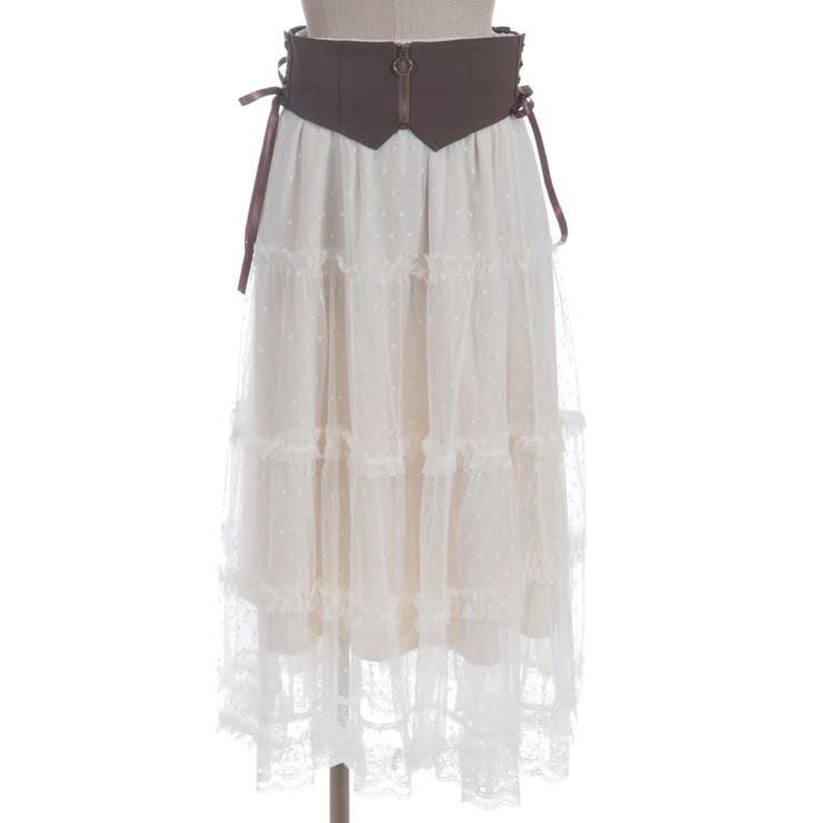 ベルト付チュールスカート | axes femme | 詳細画像18 