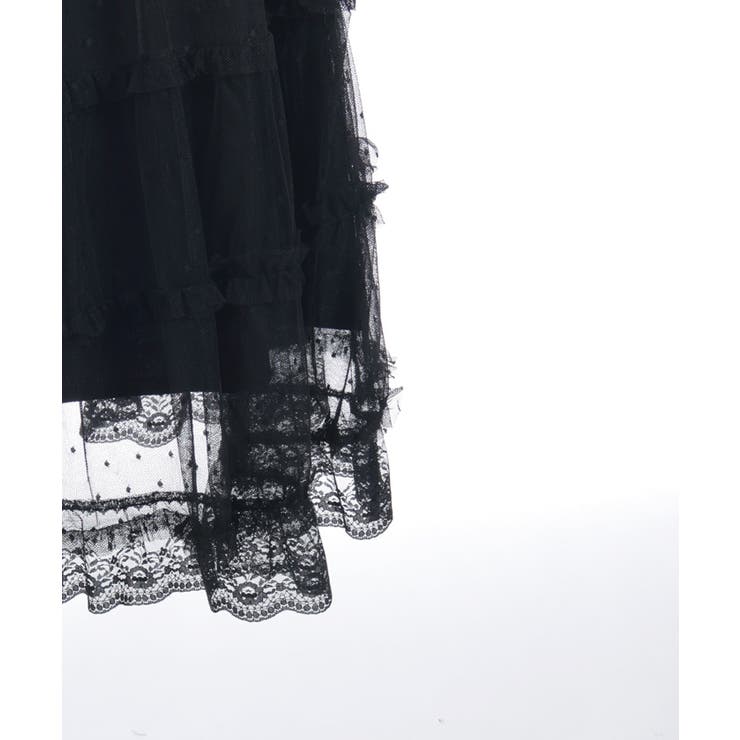 ベルト付チュールスカート | axes femme | 詳細画像27 