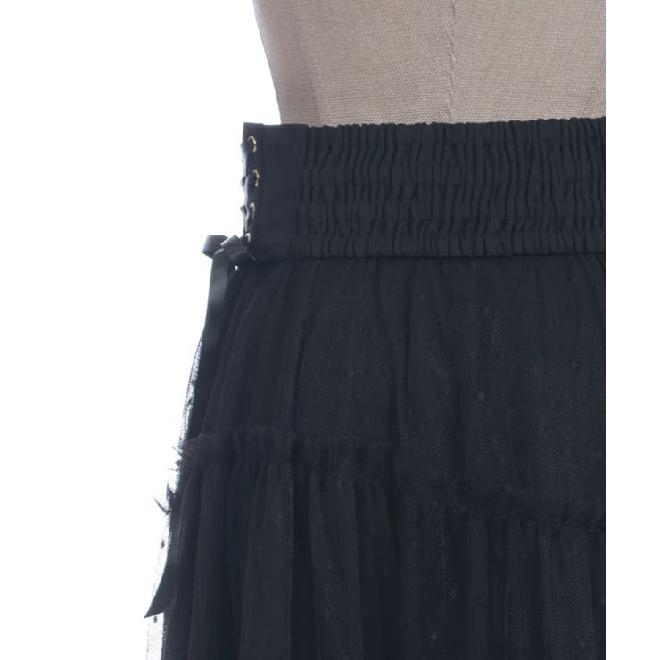 ベルト付チュールスカート | axes femme | 詳細画像28 