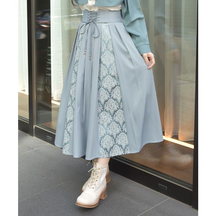 レースアップ×ジャガードスカート | axes femme | 詳細画像6 