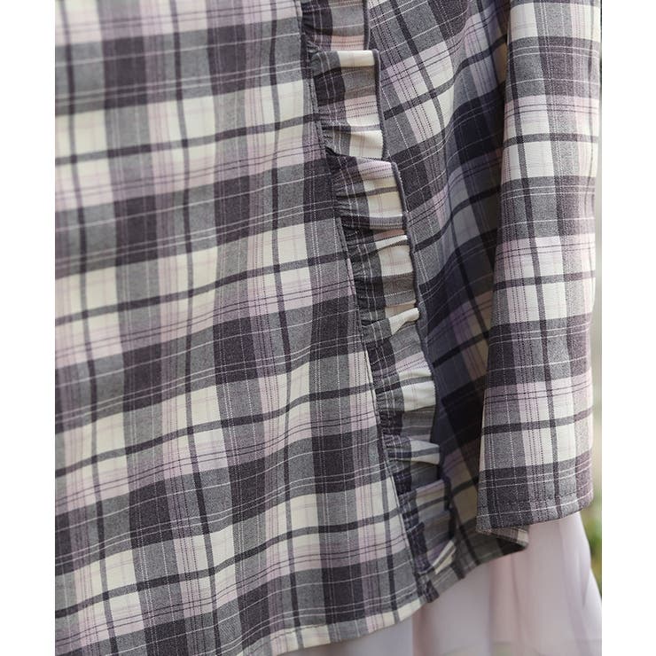 プチフリルチェック柄スカート | axes femme | 詳細画像4 