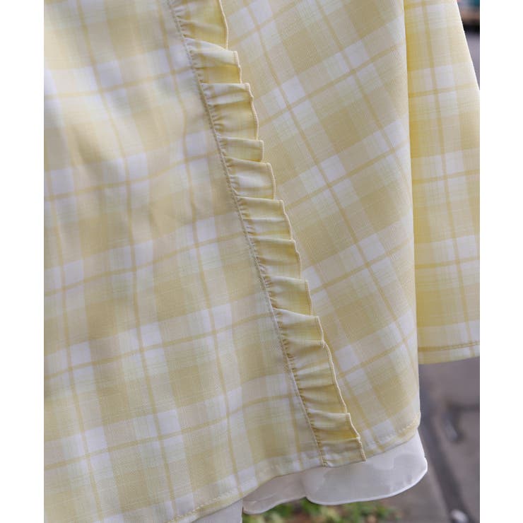 プチフリルチェック柄スカート | axes femme | 詳細画像6 