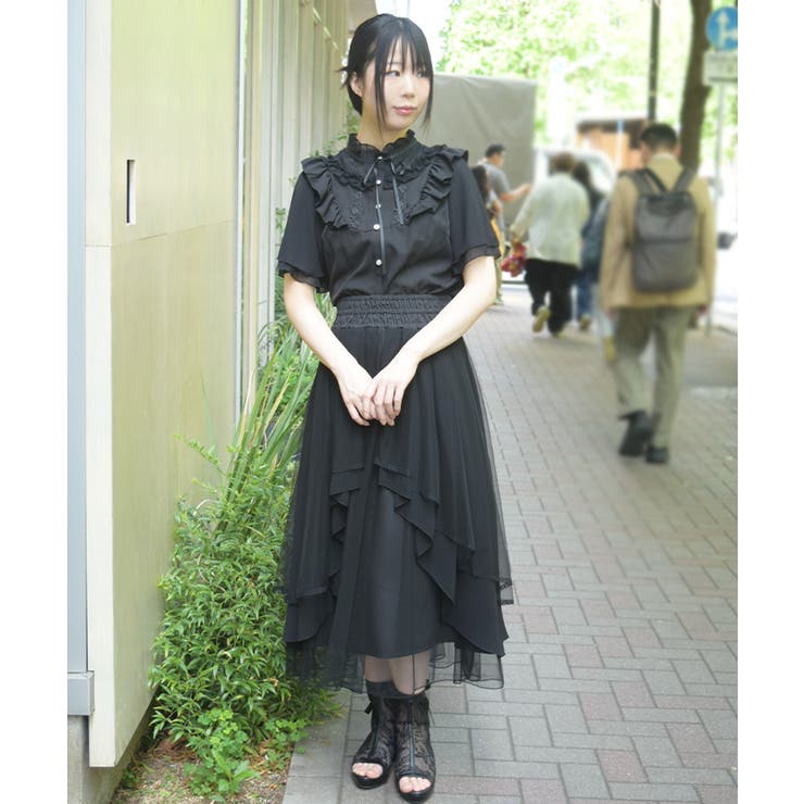 前後２ＷＡＹフリルスカート | axes femme | 詳細画像9 