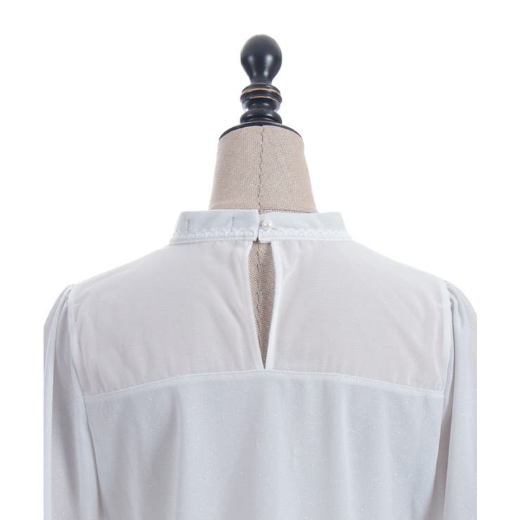 クロス刺繍ラメカットトップス | axes femme | 詳細画像12 