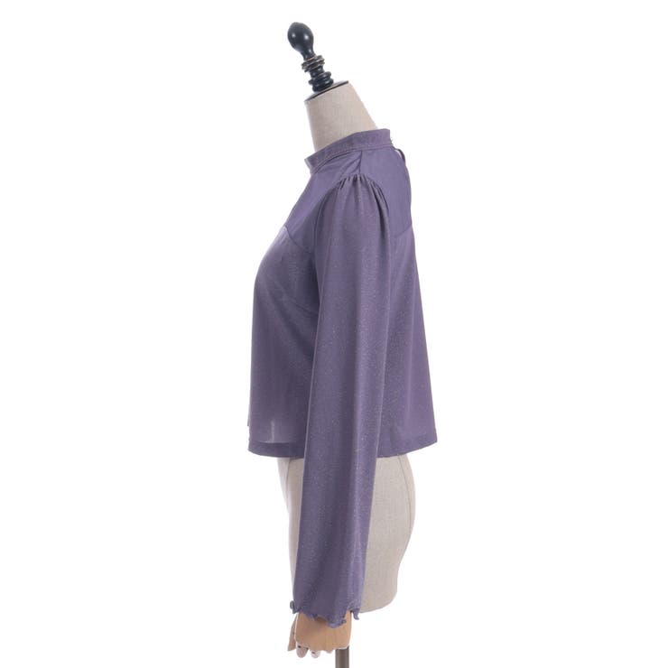 クロス刺繍ラメカットトップス | axes femme | 詳細画像15 