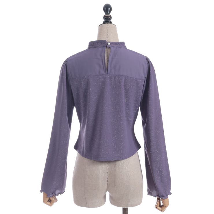 クロス刺繍ラメカットトップス | axes femme | 詳細画像16 