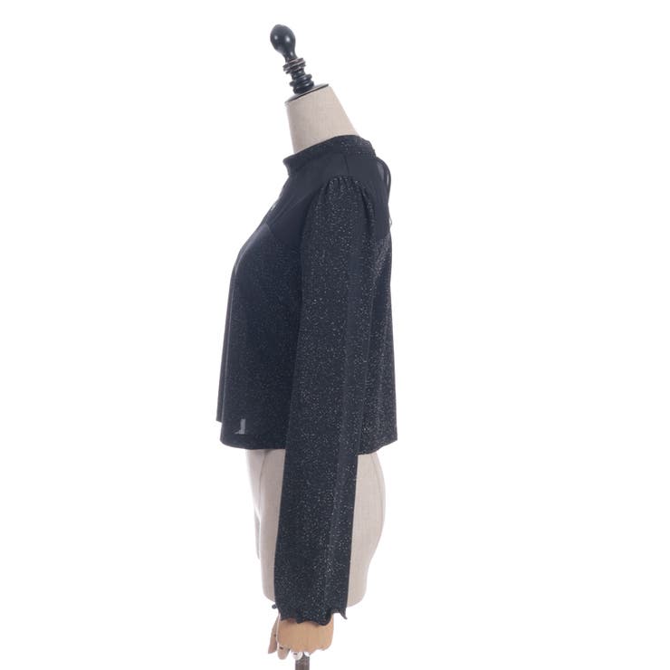 クロス刺繍ラメカットトップス | axes femme | 詳細画像23 