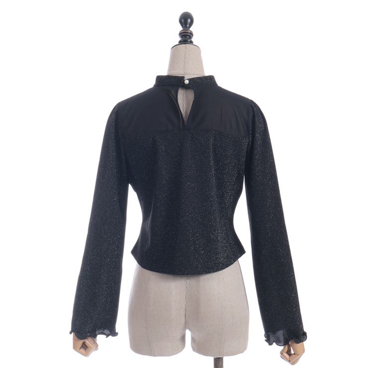 クロス刺繍ラメカットトップス | axes femme | 詳細画像24 