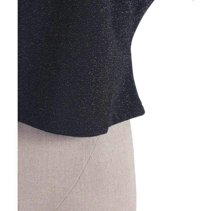 クロス刺繍ラメカットトップス | axes femme | 詳細画像26 