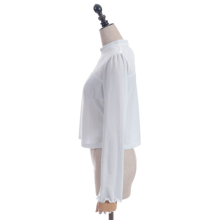 クロス刺繍ラメカットトップス | axes femme | 詳細画像8 