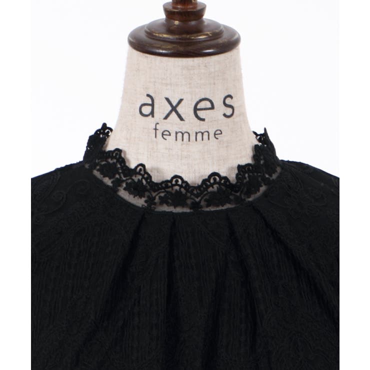 オーナメントレーストップス[品番：IGAW0001709]｜axes  femme（アクシーズファム）のレディースファッション通販｜SHOPLIST（ショップリスト）