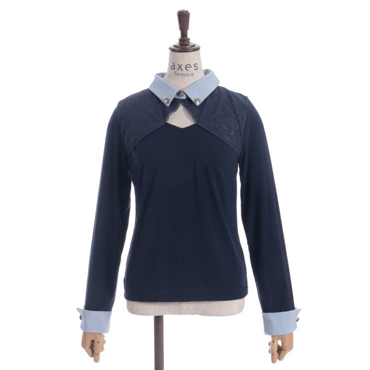 襟付きトップス | axes femme | 詳細画像14 