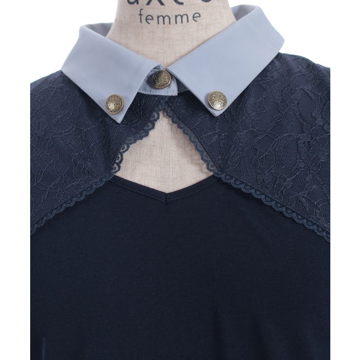 襟付きトップス | axes femme | 詳細画像17 