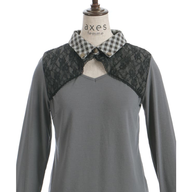 襟付きトップス | axes femme | 詳細画像23 