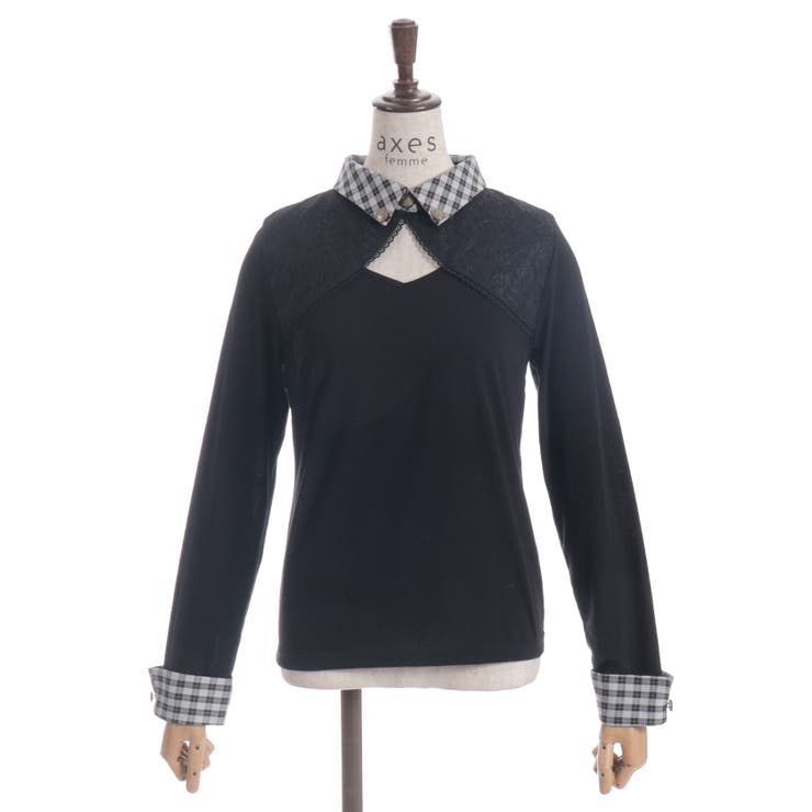 襟付きトップス | axes femme | 詳細画像26 