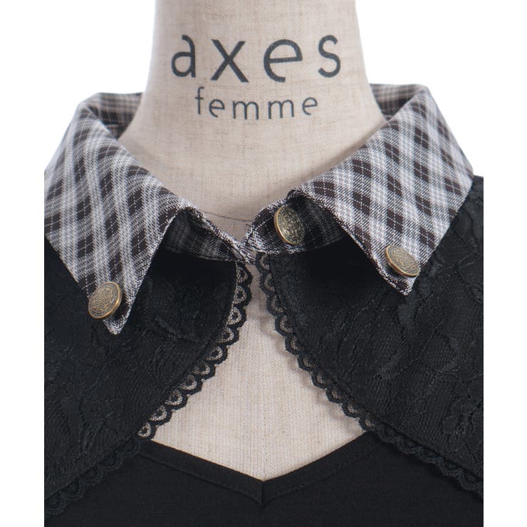 襟付きトップス | axes femme | 詳細画像31 