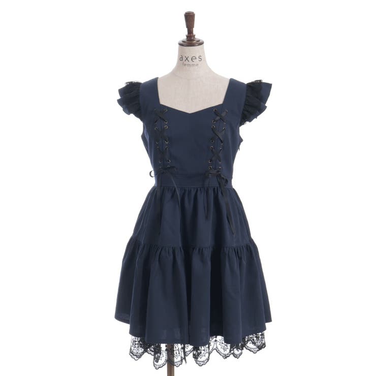 クロスレースフリルミニワンピース | axes femme | 詳細画像19 