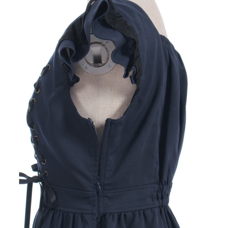 クロスレースフリルミニワンピース | axes femme | 詳細画像24 