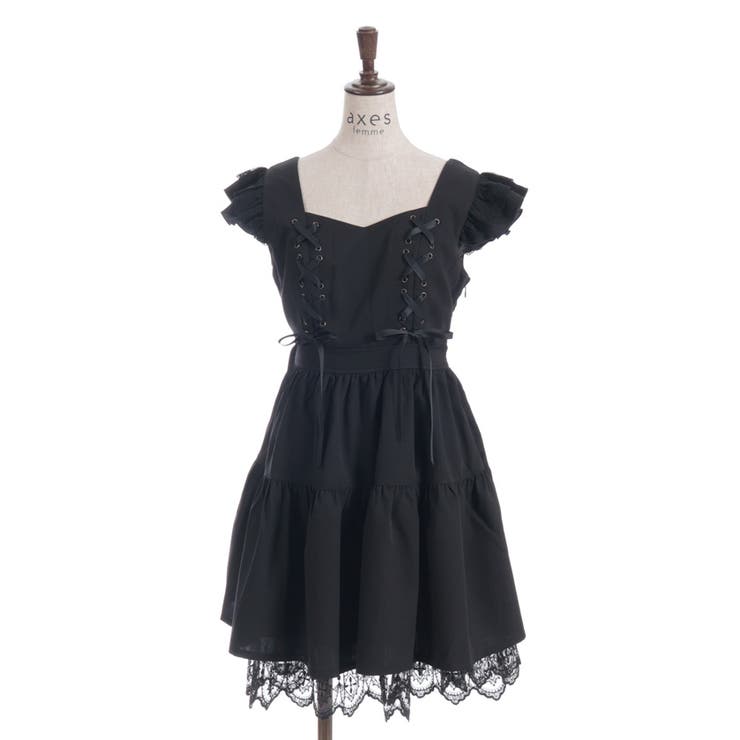 クロスレースフリルミニワンピース | axes femme | 詳細画像25 