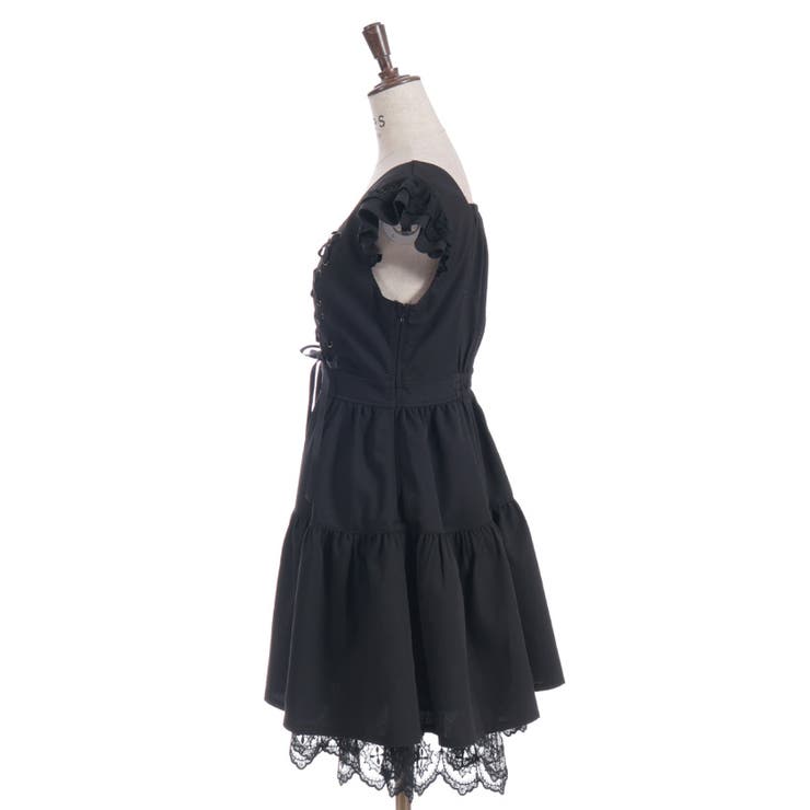 クロスレースフリルミニワンピース | axes femme | 詳細画像26 