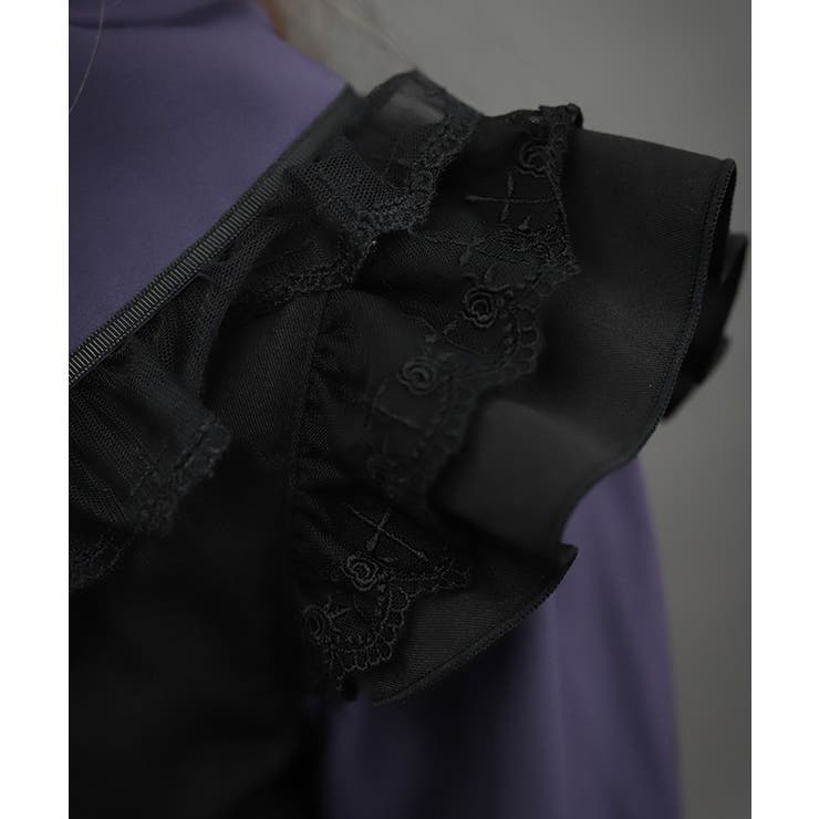 クロスレースフリルミニワンピース | axes femme | 詳細画像5 