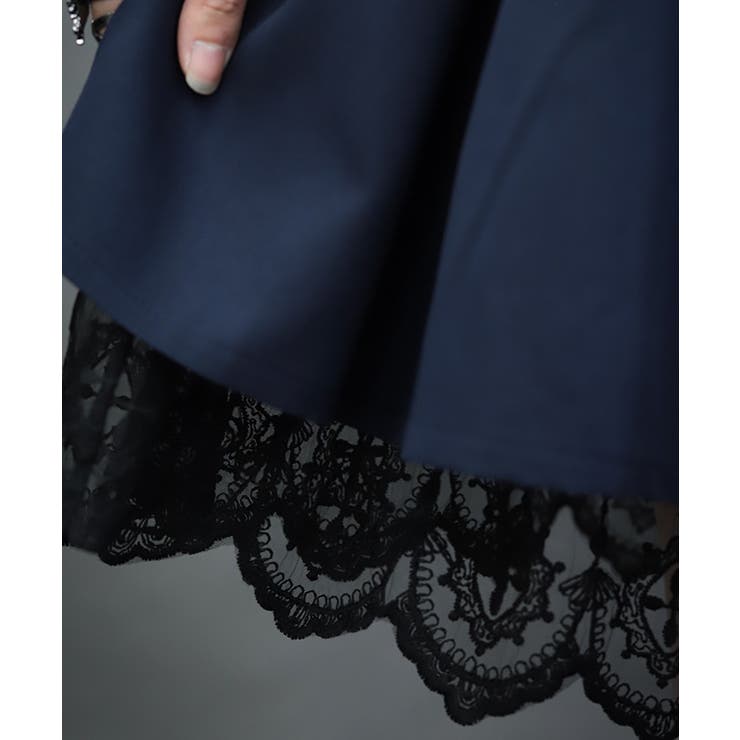 クロスレースフリルミニワンピース | axes femme | 詳細画像9 