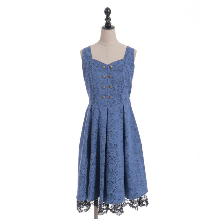 バックフリルジャカードワンピース | axes femme | 詳細画像10 