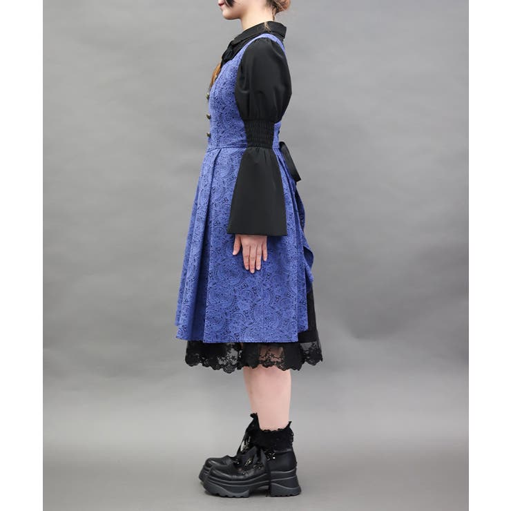 バックフリルジャカードワンピース | axes femme | 詳細画像2 